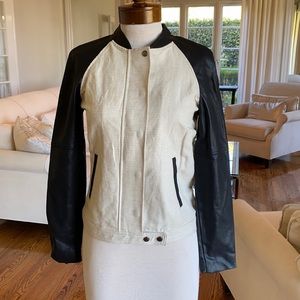 J Crew ladies bomber jacket.